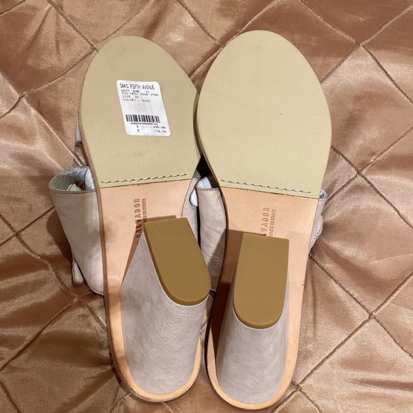 Freda Salvador beautiful slip on heels in suede nude color, brand new, size 10 - Picture 7 of 16